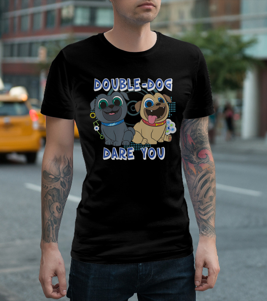 Disney Puppy Dog Pals Double Dog Dare You Playful Adventure T-Shirt