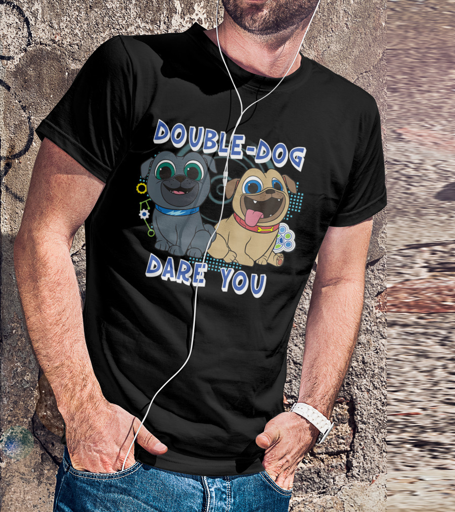 Disney Puppy Dog Pals Double Dog Dare You Playful Adventure T-Shirt