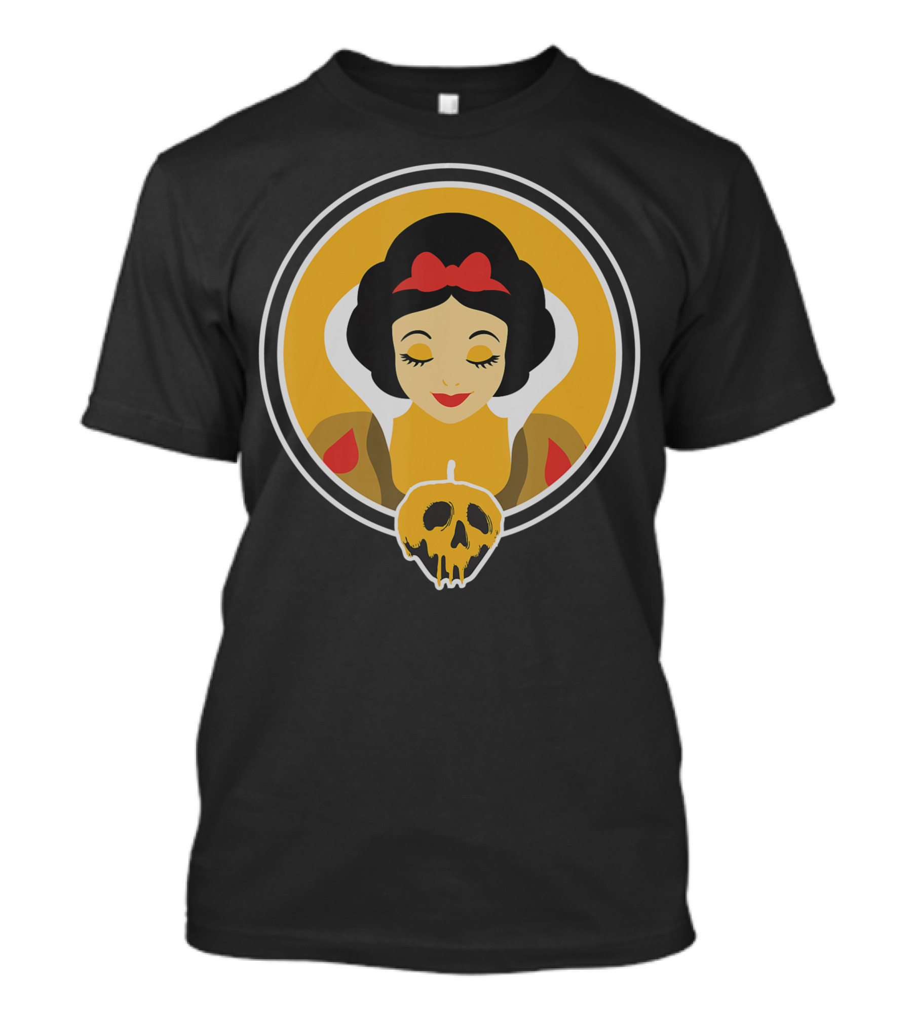 Disney Snow White And Poisoned Apple Iconic Circle Emblem T-Shirt