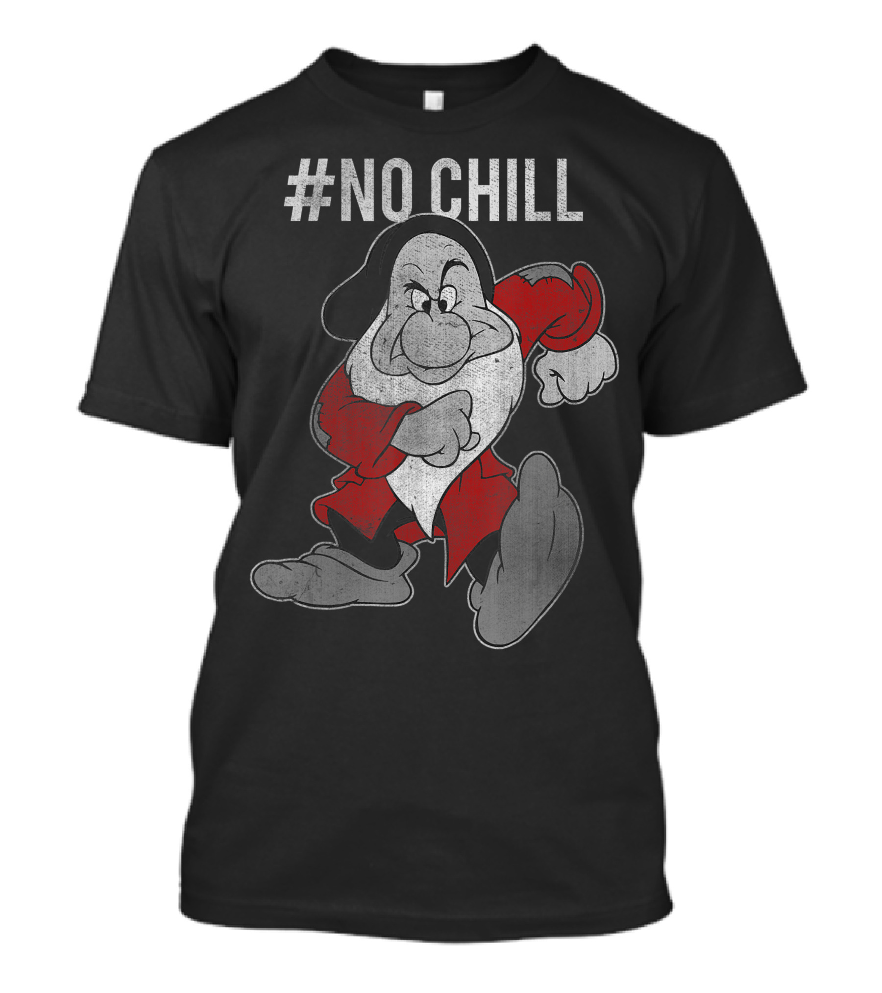 Disney Grumpy No Chill Snow White Dwarf T-Shirt