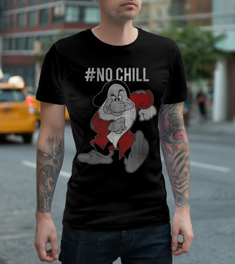 Disney Grumpy No Chill Snow White Dwarf T-Shirt