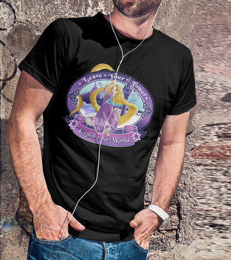 Disney Tangled Leave Your Tower Explore The World T-Shirt