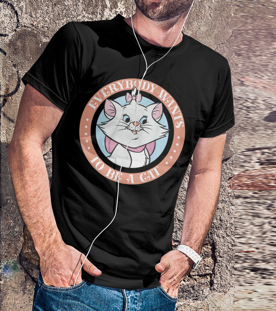 Disney The Aristocats Marie Everybody Wants To Be A Cat T-Shirt