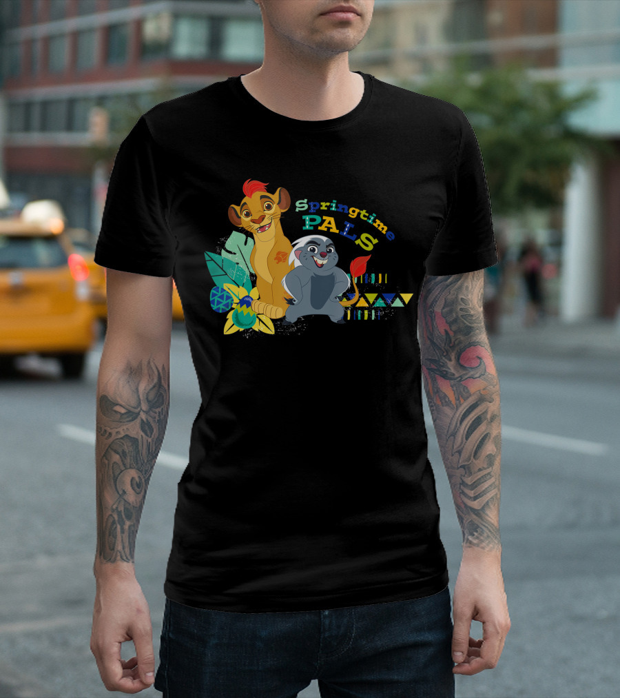 Disney The Lion Guard Springtime Pals Easter Kion and Bunga T-Shirt