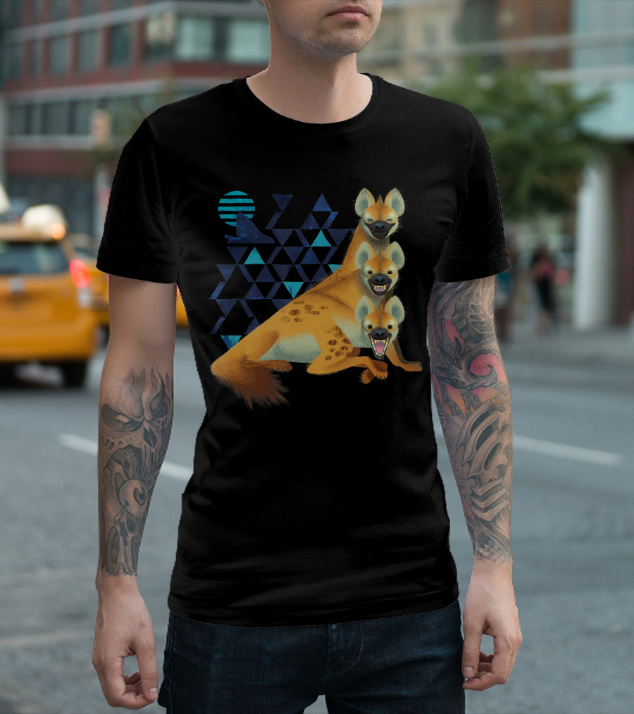 Disney The Lion King Hyenas Geometric Triangles T-Shirt