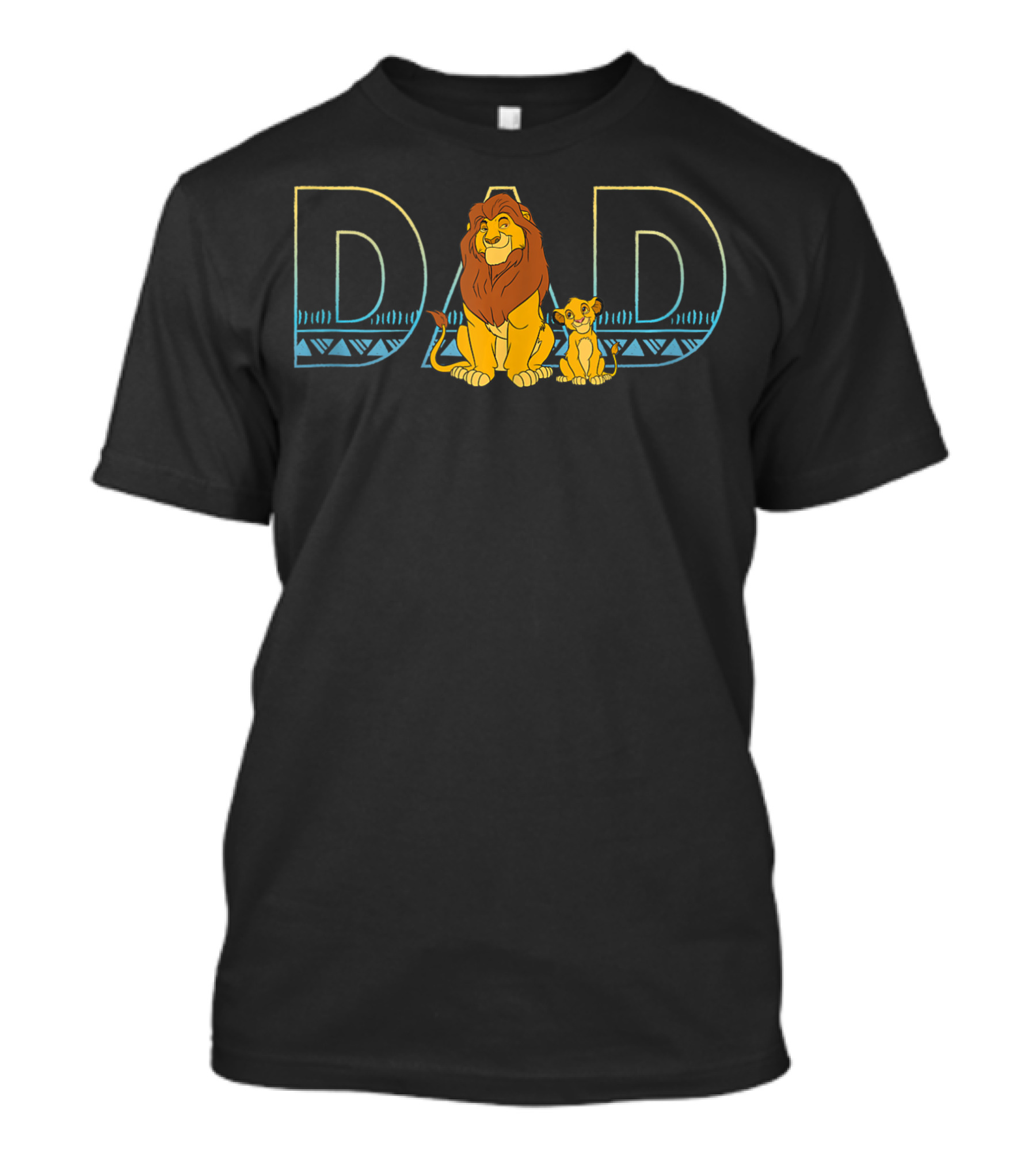 Disney The Lion King Simba Mufasa Dad T-Shirt