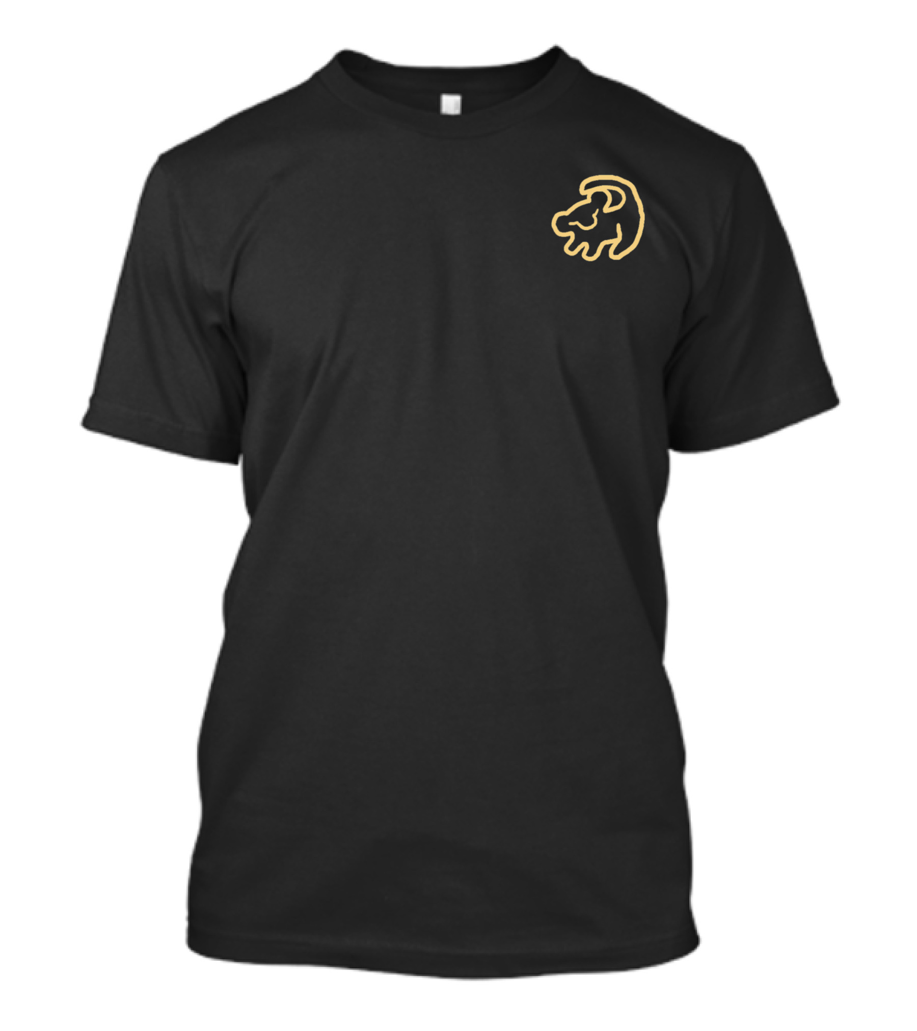 Disney The Lion King Simba Outline Pocket T-Shirt