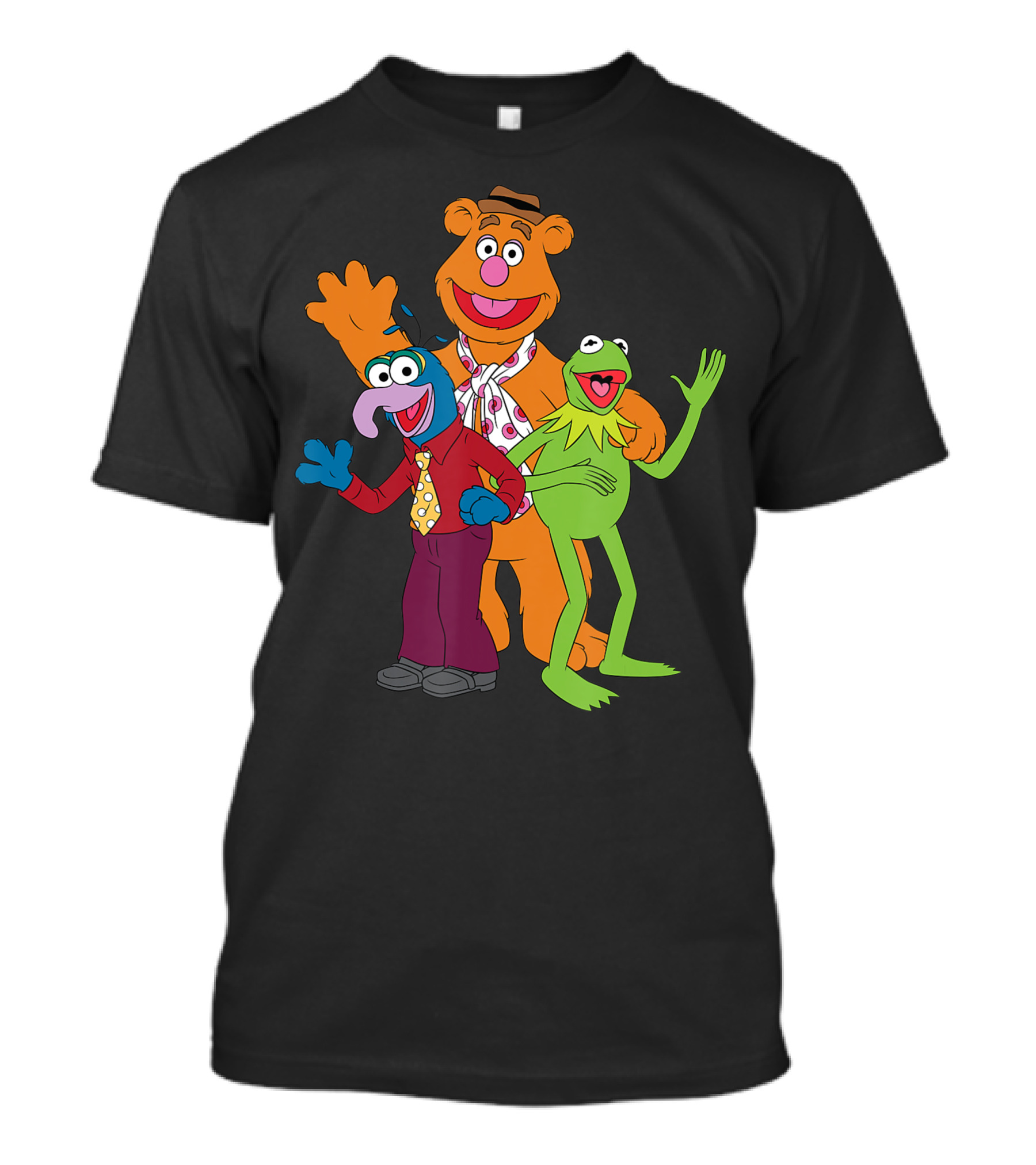 Disney The Muppets Kermit Fozzie Gonzo Friends T-Shirt