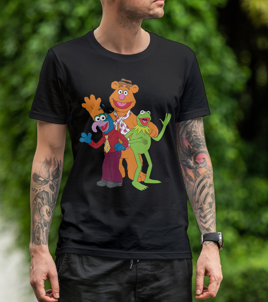 Disney The Muppets Kermit Fozzie Gonzo Friends T-Shirt