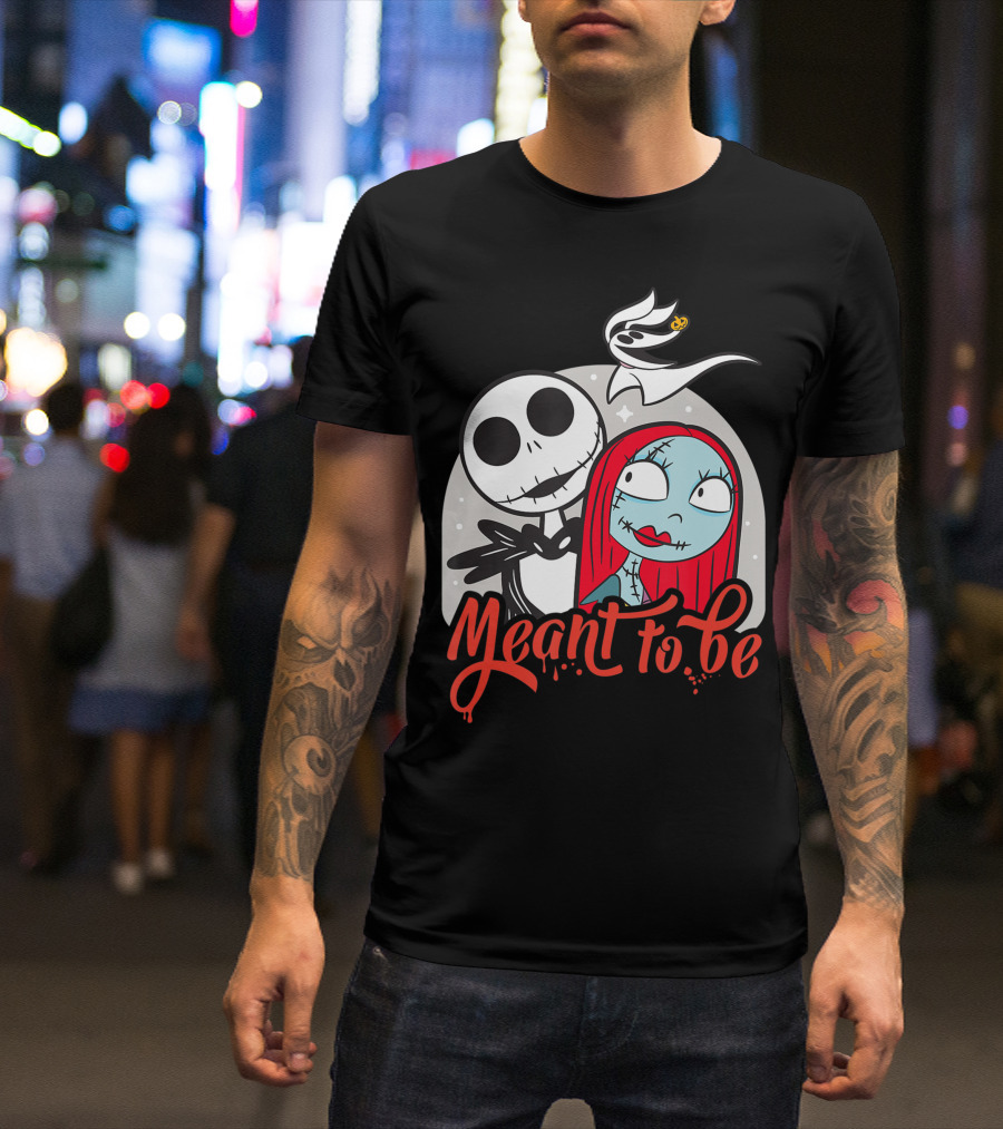 Disney The Nightmare Before Christmas Jack And Sally Meant To Be T-Shirt