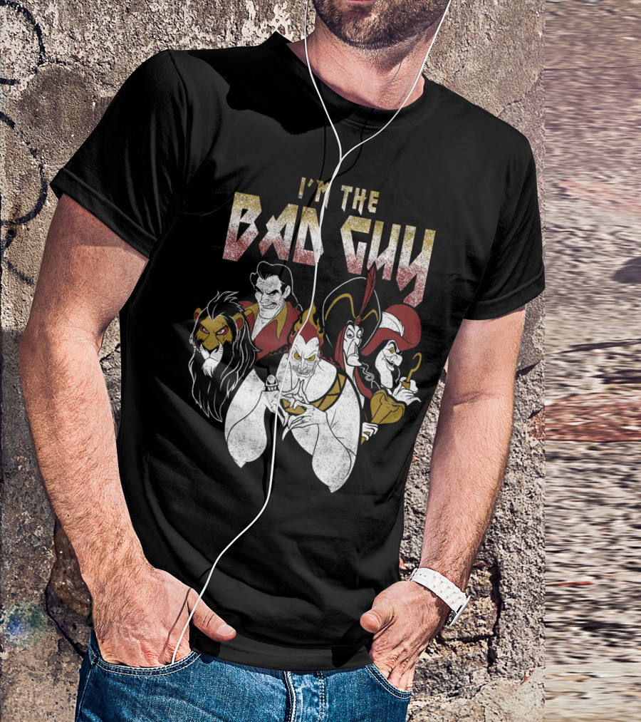 I'm The Bad Guy Disney Villains Group Shot T-Shirt