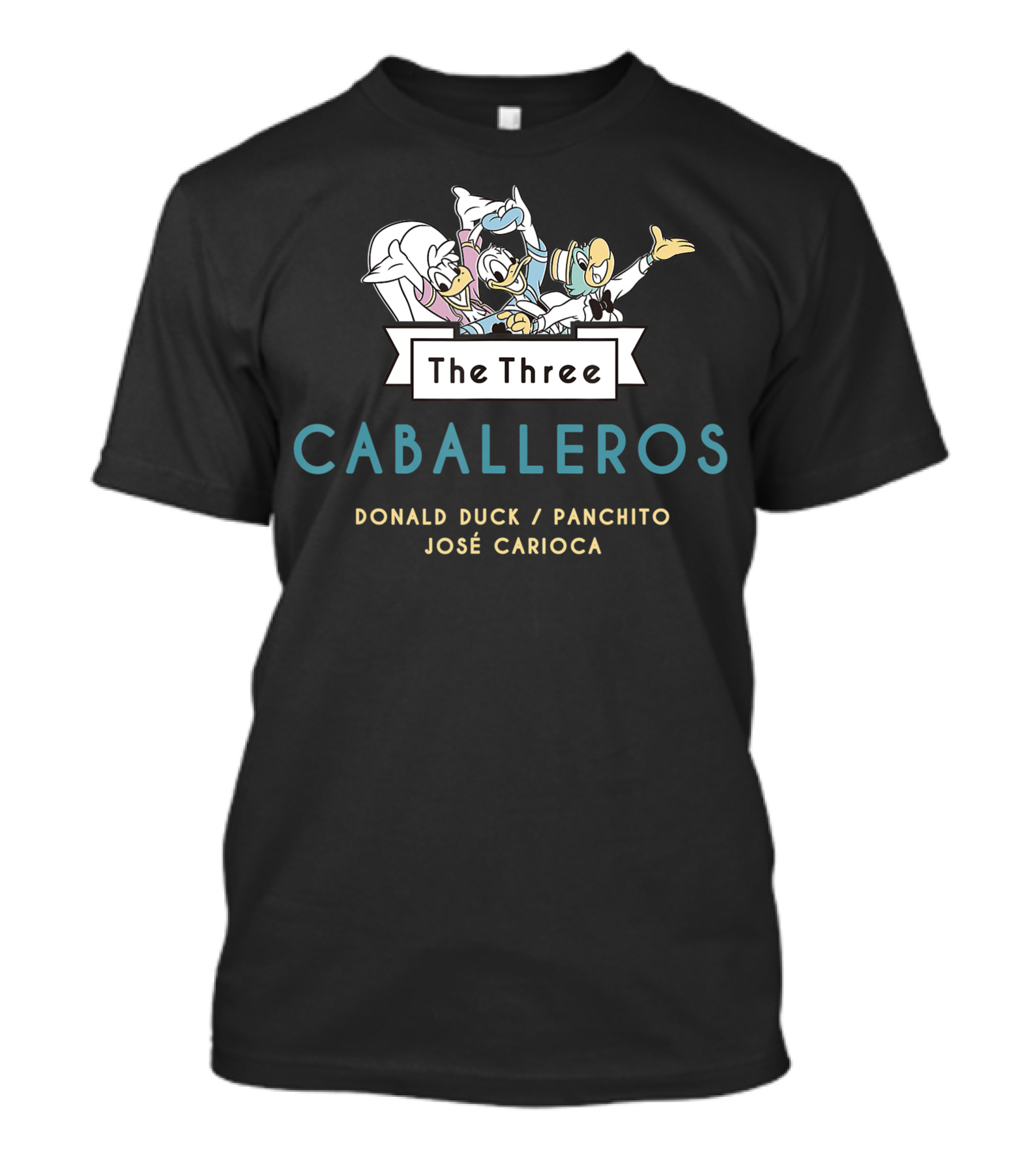 Vintage Disney The Three Caballeros Donald Duck Panchito José Carioca T-Shirt