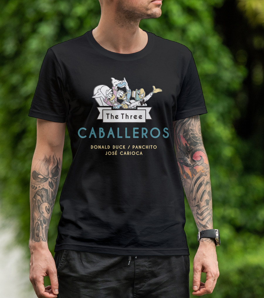 Vintage Disney The Three Caballeros Donald Duck Panchito José Carioca T-Shirt