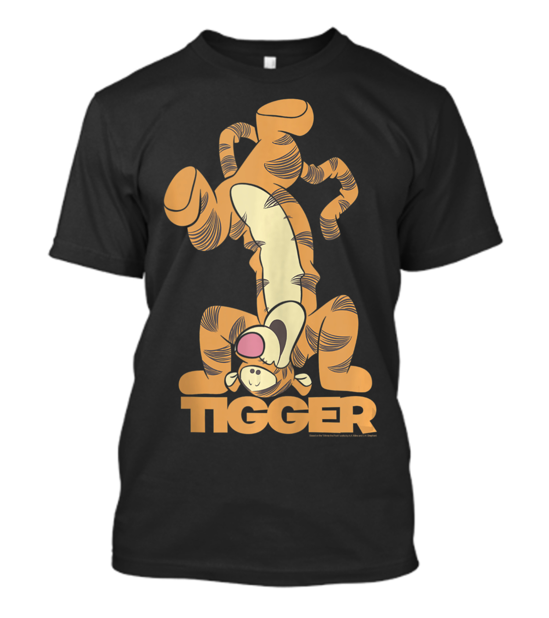 Disney Winnie The Pooh Tigger Handstand Cartoon Character Image T-Shirt