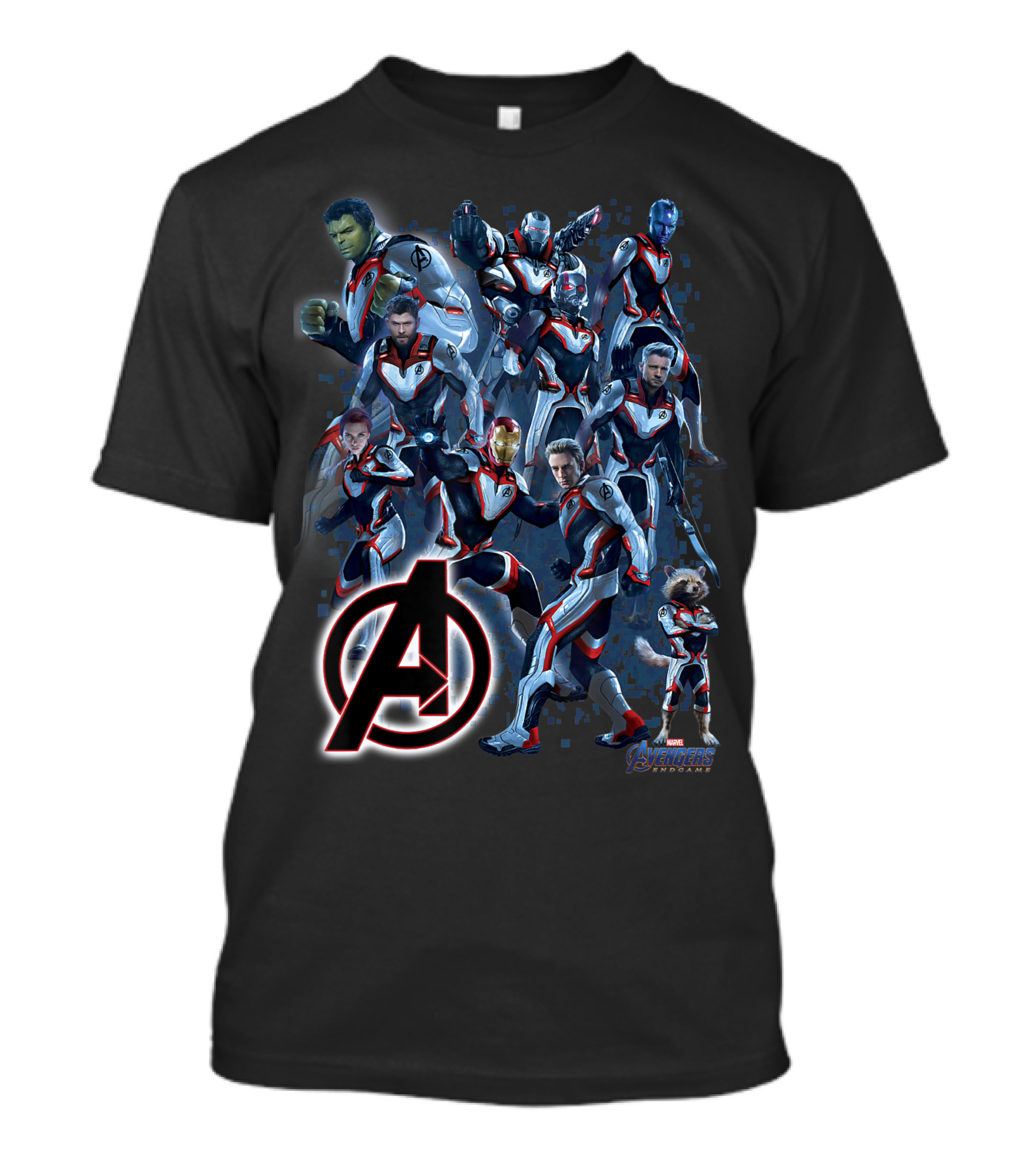 Avengers Endgame Team Quantum Suits Group Marvel Studios T-Shirt