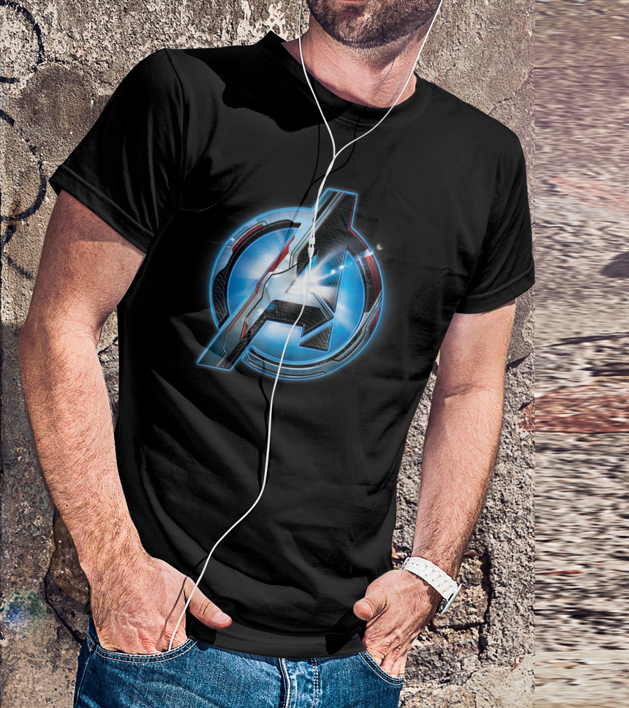 Avengers Endgame Quantum Realm Armor Emblem T-Shirt