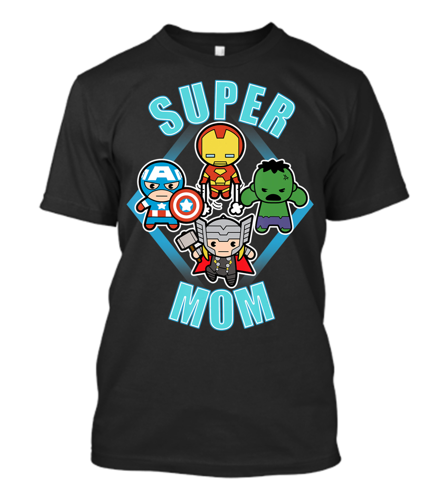 Super Mom Marvel Kawaii Team Super T-Shirt