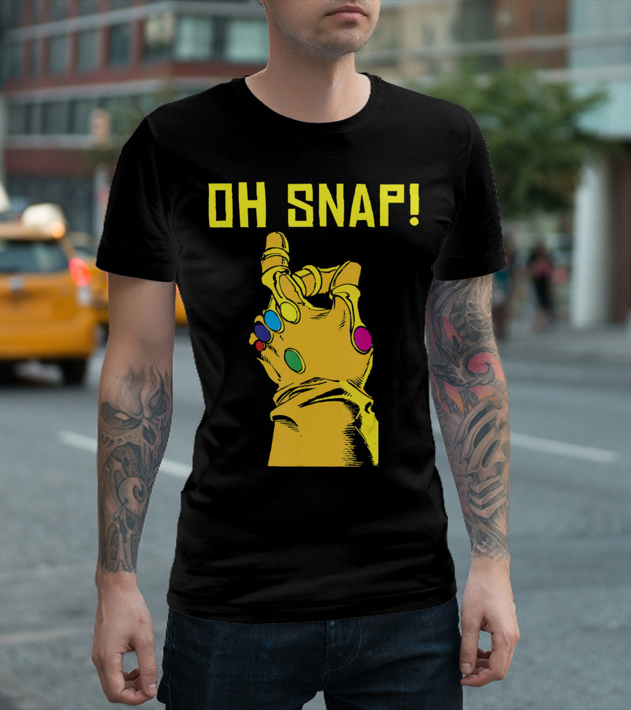Marvel Thanos Infinity Gauntlet Oh Snap T-Shirt
