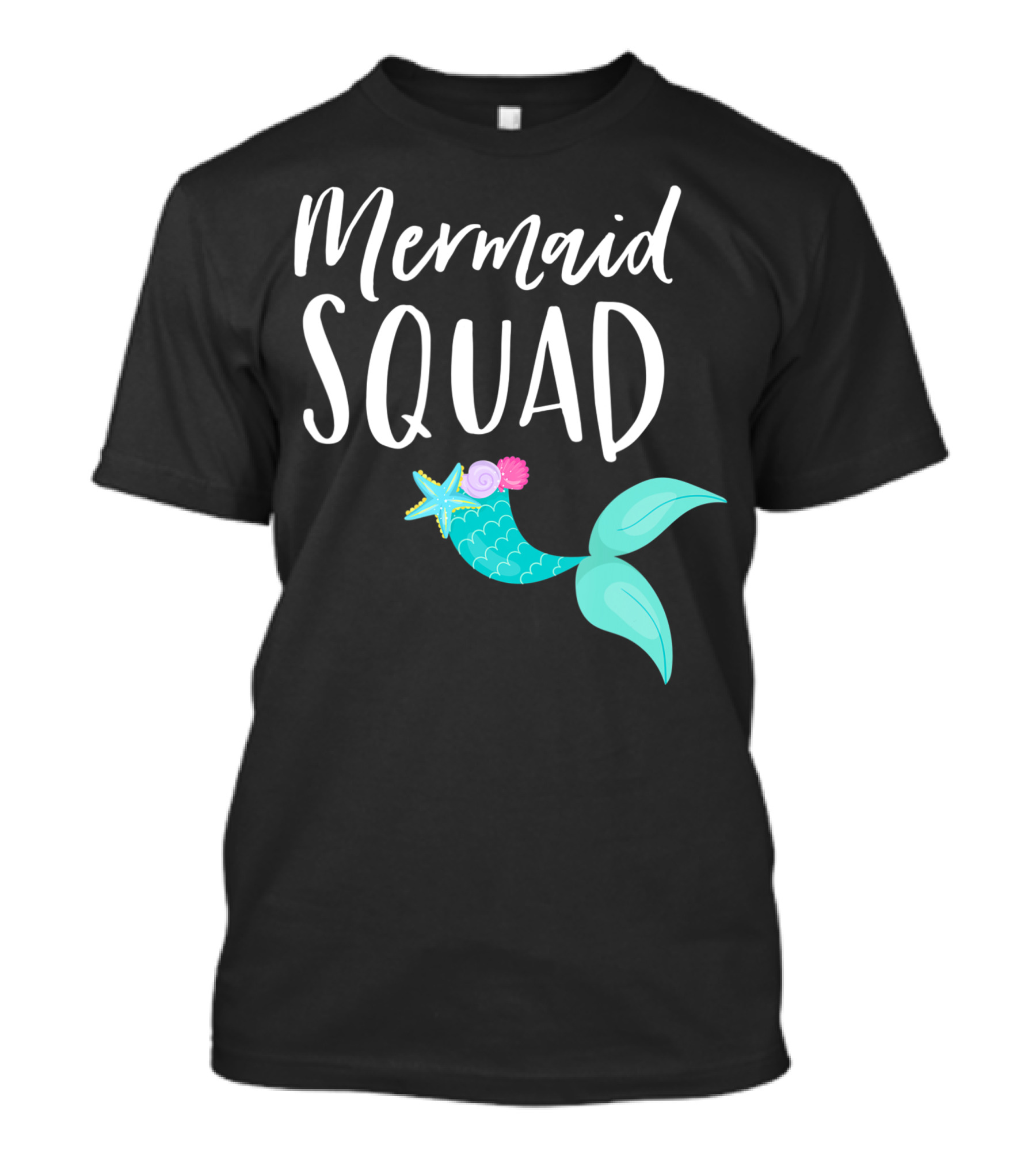 Mermaid Squad Birthday Party Mama Girl T-Shirt