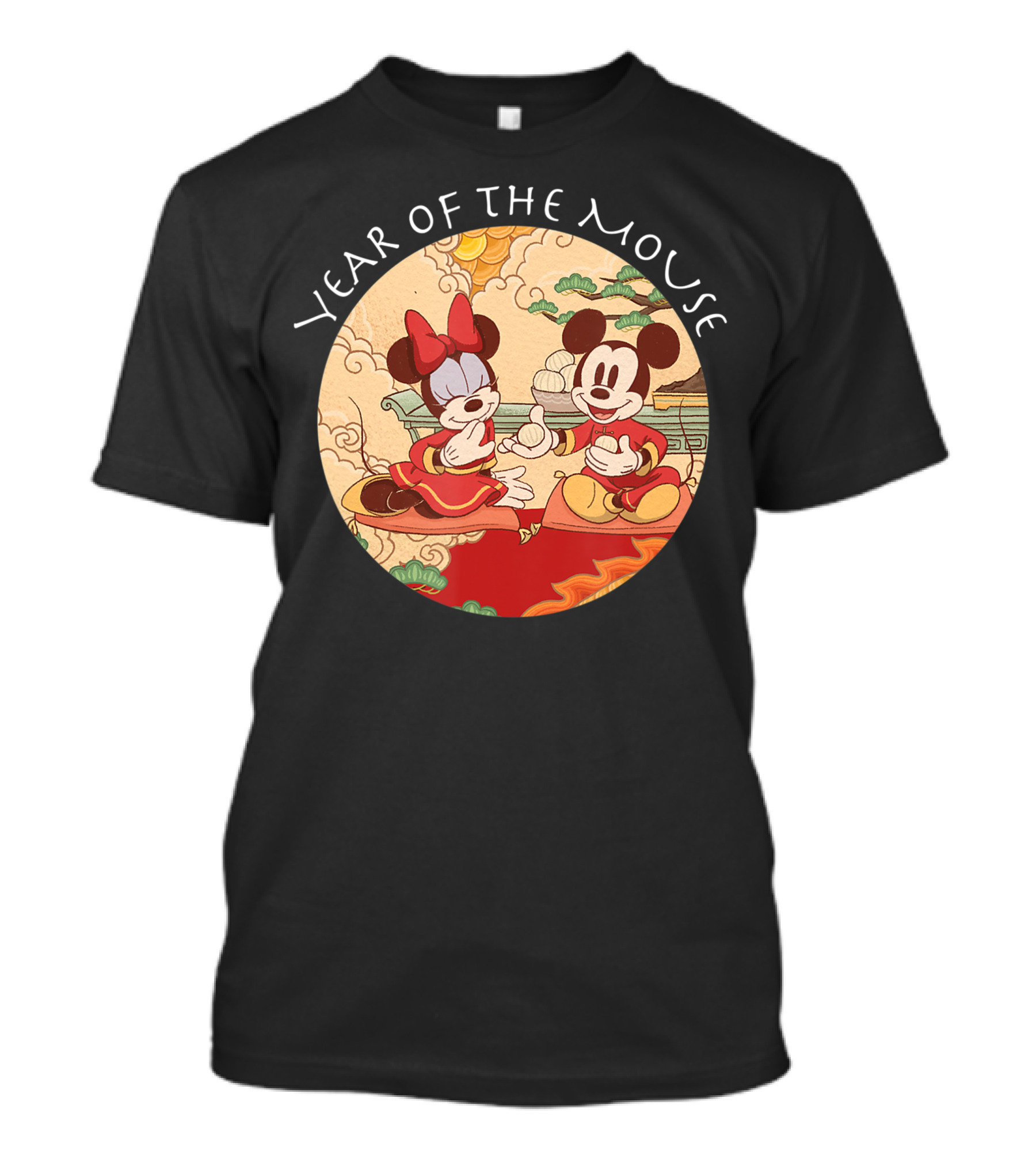 Year Of The Mouse Mickey Mouse Minnie Mouse Chinese New Year T-Shirt