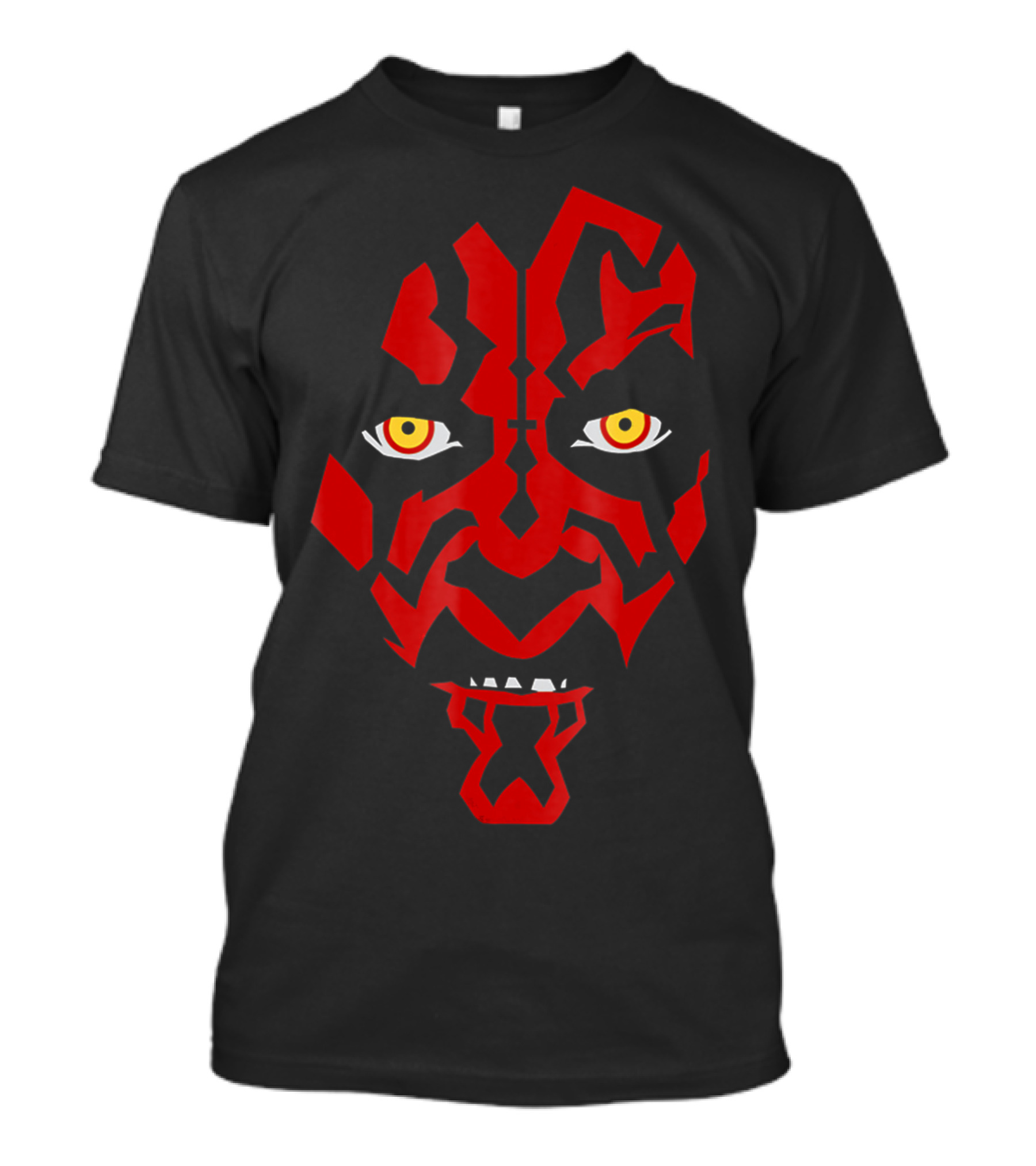 Star Wars Darth Maul Face Creeping Hooded Sith Lord T-Shirt