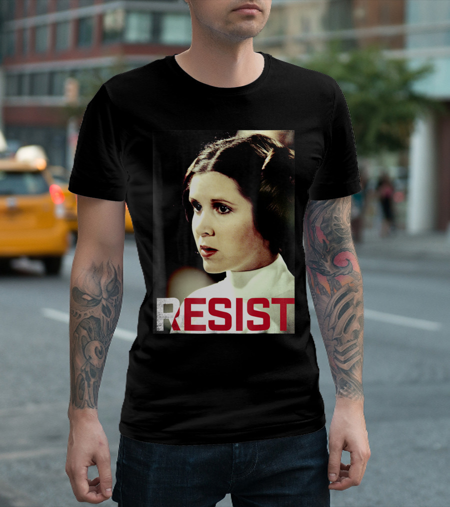 Star Wars Princess Leia Resist Iconic Sci-Fi Rebellion T-Shirt