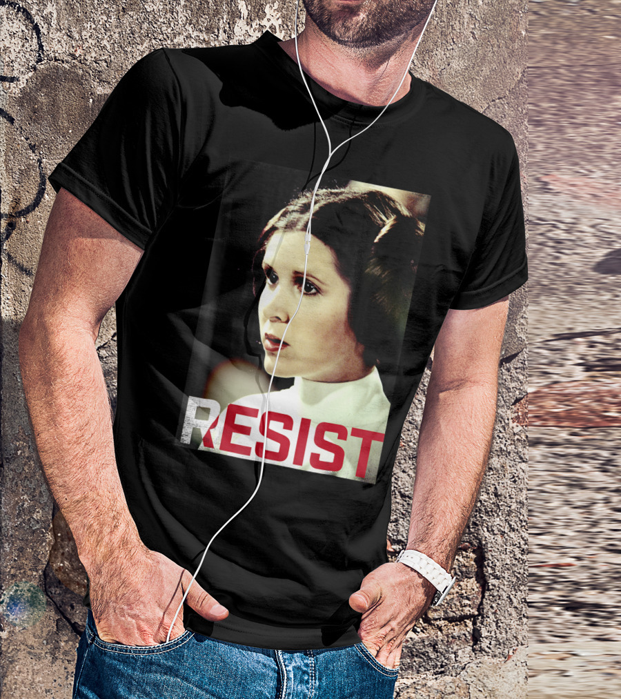 Star Wars Princess Leia Resist Iconic Sci-Fi Rebellion T-Shirt