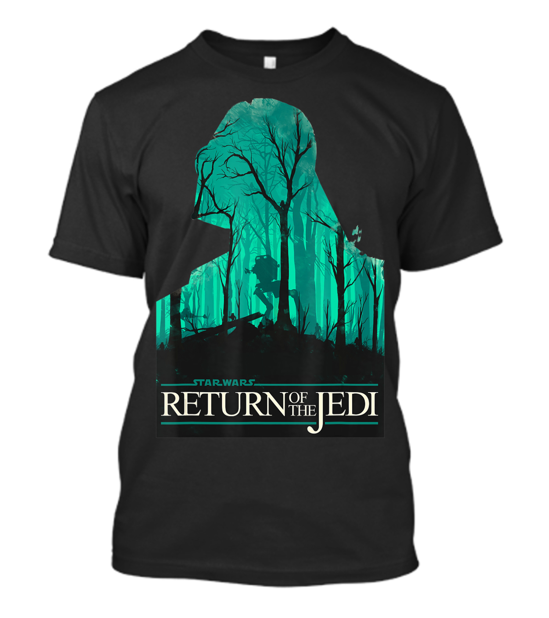 Star Wars Return Of The Jedi Vader Endor Forest T-Shirt