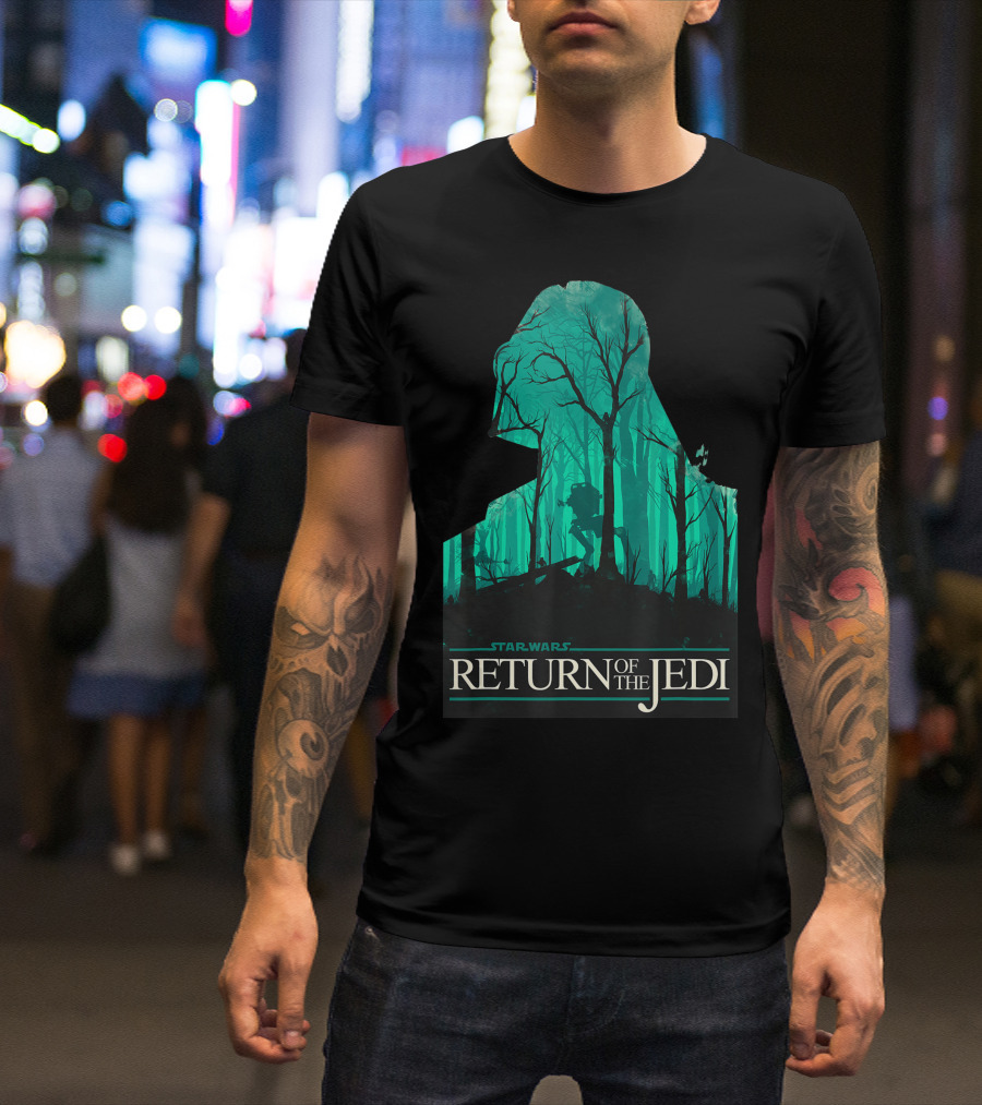 Star Wars Return Of The Jedi Vader Endor Forest T-Shirt