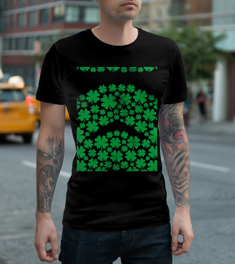 Star Wars Stormtrooper Clover Pattern St Patricks Day T-Shirt
