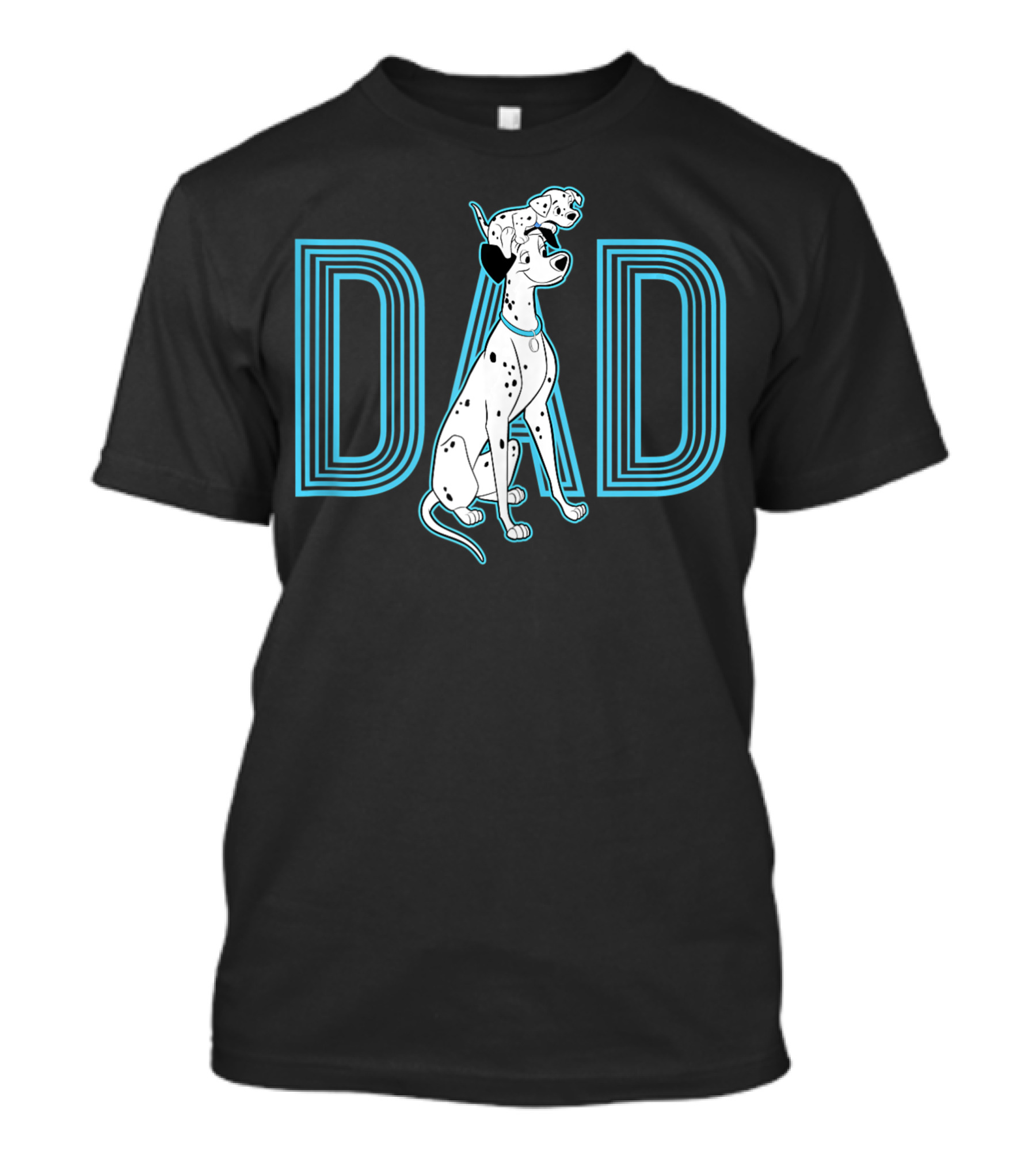 Disney 101 Dalmatians Pongo Dad With Puppy By Pongo And Penny T-Shirt