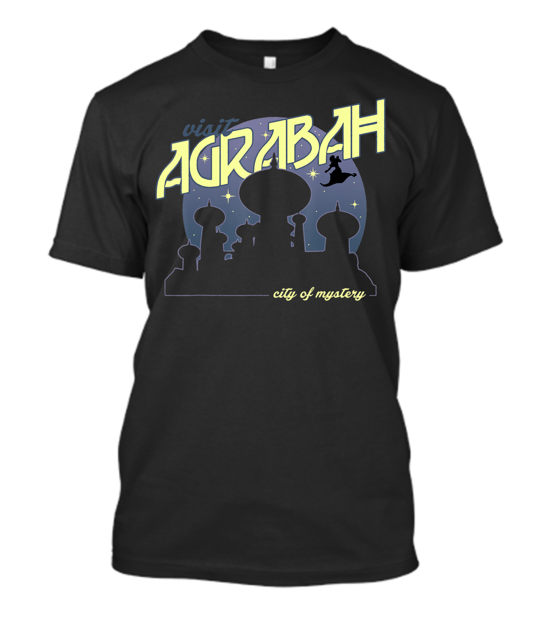 Visit Agrabah City Of Mystery Disney Aladdin Silhouette Adventure T-Shirt