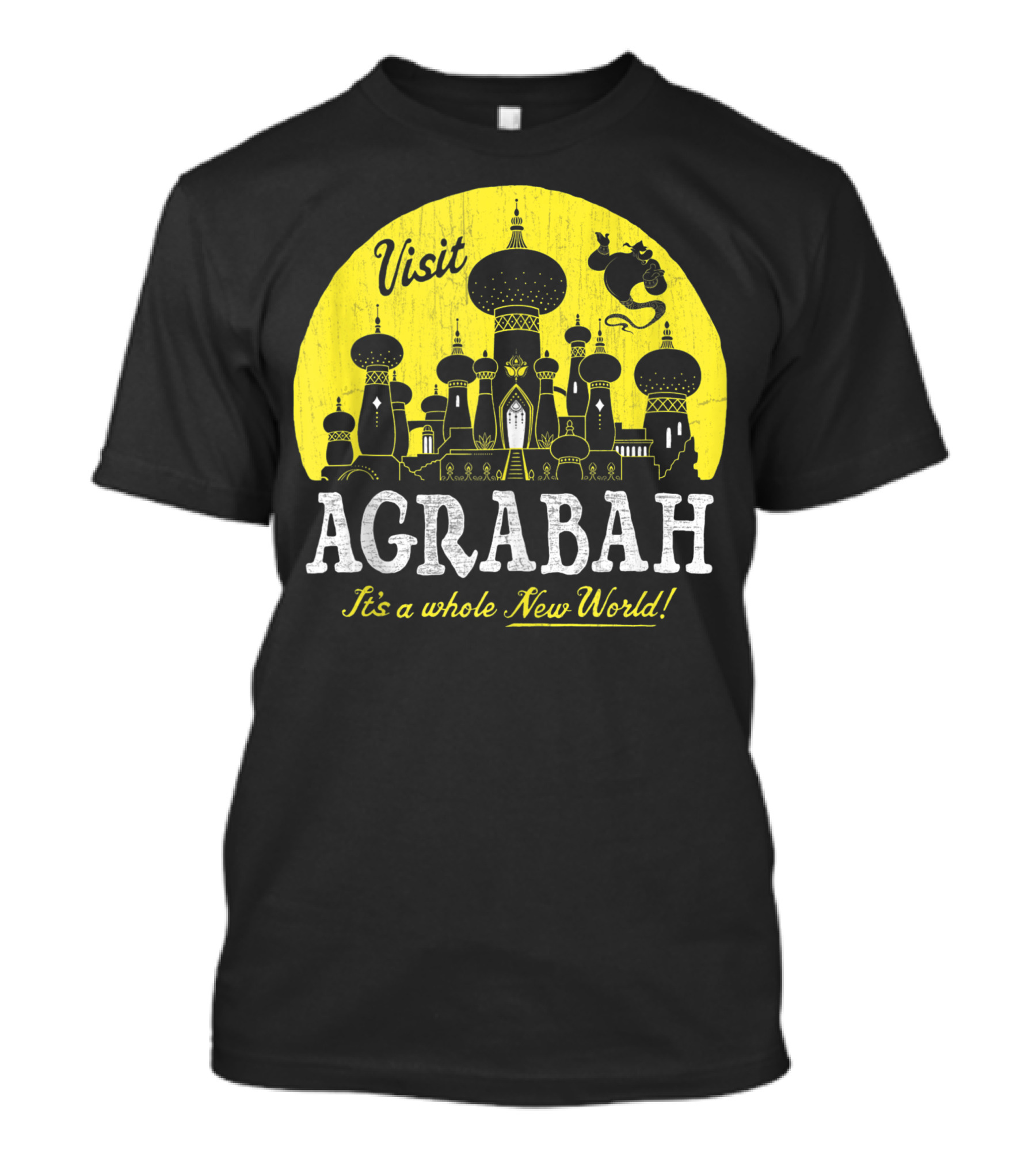 Visit Agrabah It's A Whole New World Disney Aladdin T-Shirt