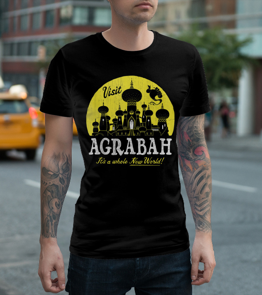 Visit Agrabah It's A Whole New World Disney Aladdin T-Shirt