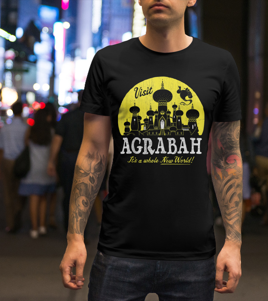 Visit Agrabah It's A Whole New World Disney Aladdin T-Shirt