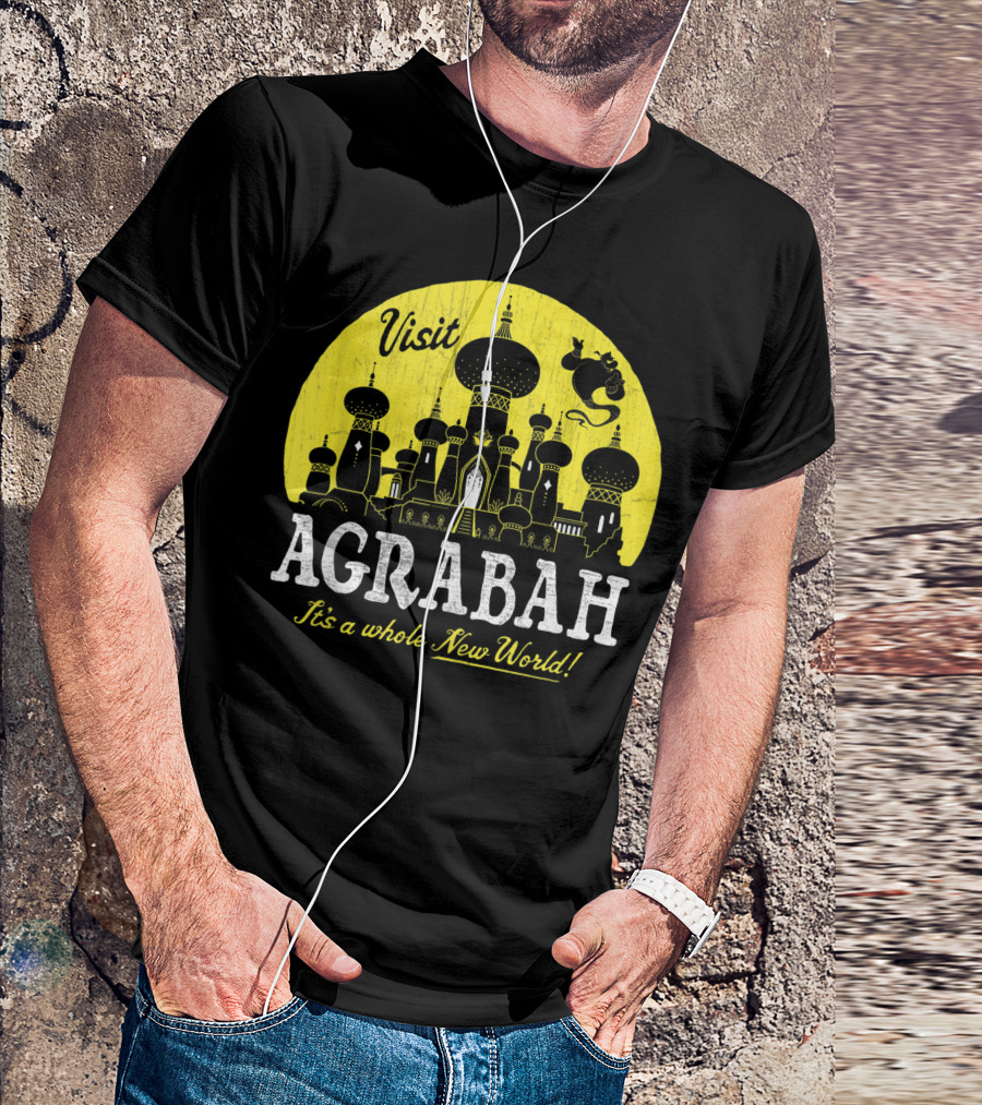 Visit Agrabah It's A Whole New World Disney Aladdin T-Shirt