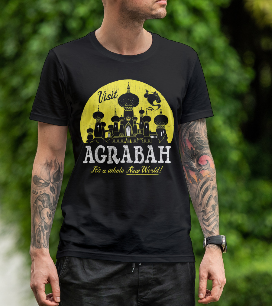 Visit Agrabah It's A Whole New World Disney Aladdin T-Shirt