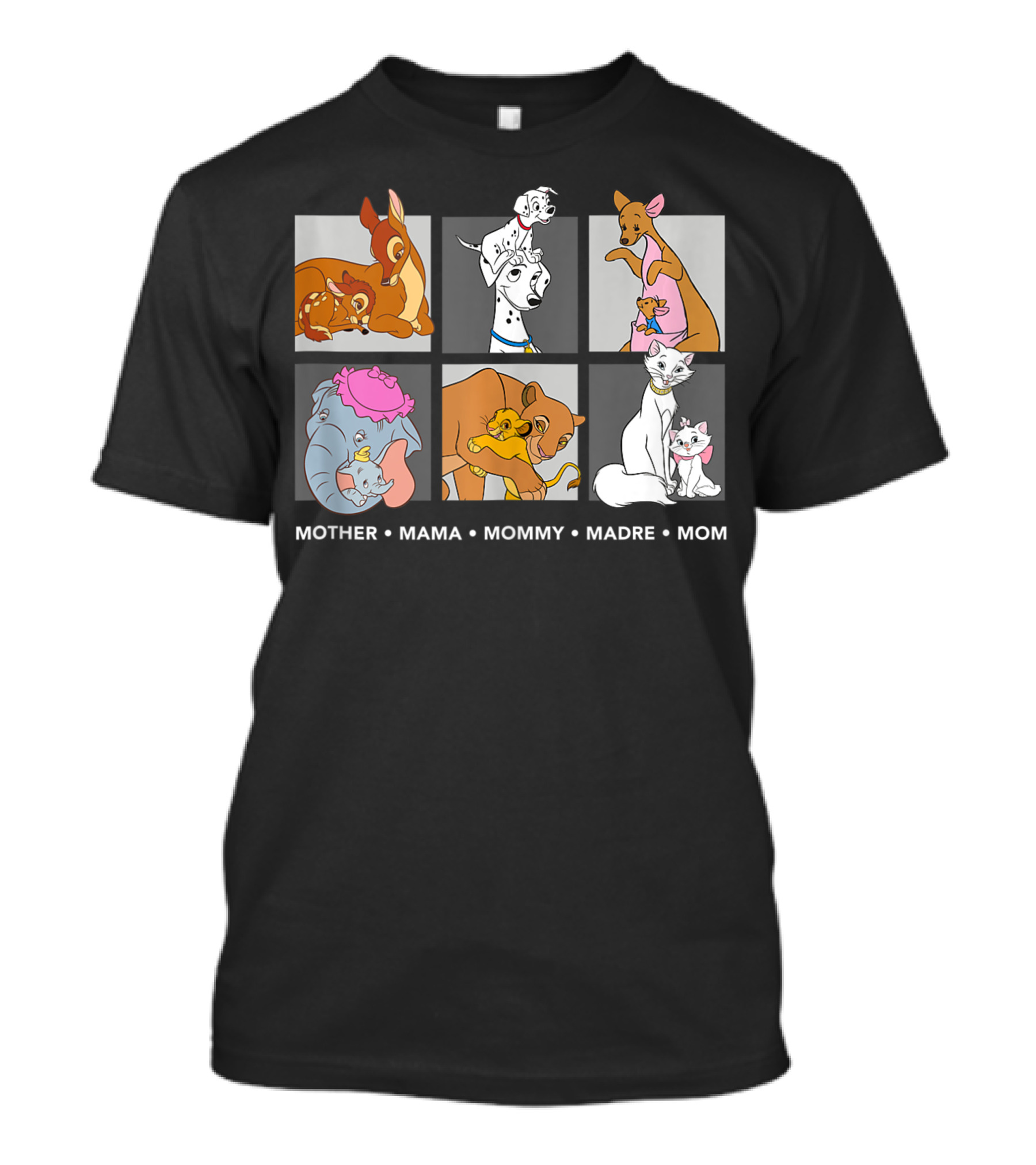 Mother Mama Mommy Madre Mom Disney Characters Neutral T-Shirt