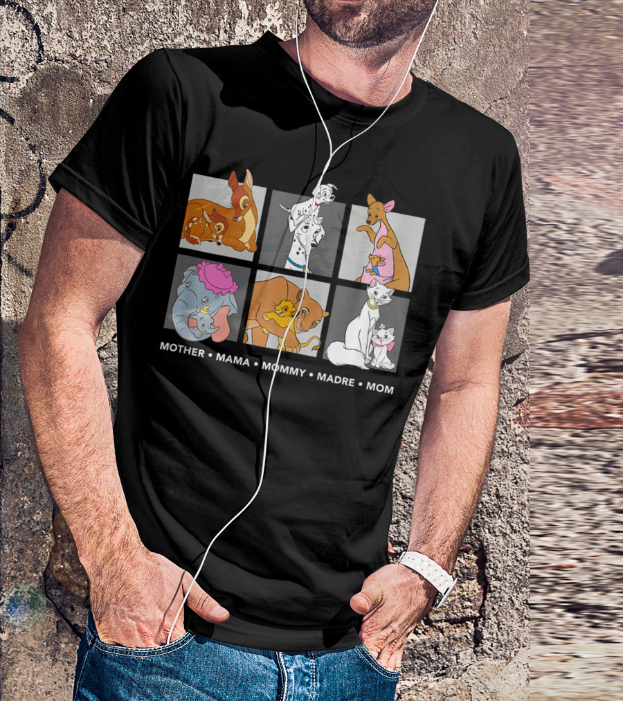 Mother Mama Mommy Madre Mom Disney Characters Neutral T-Shirt