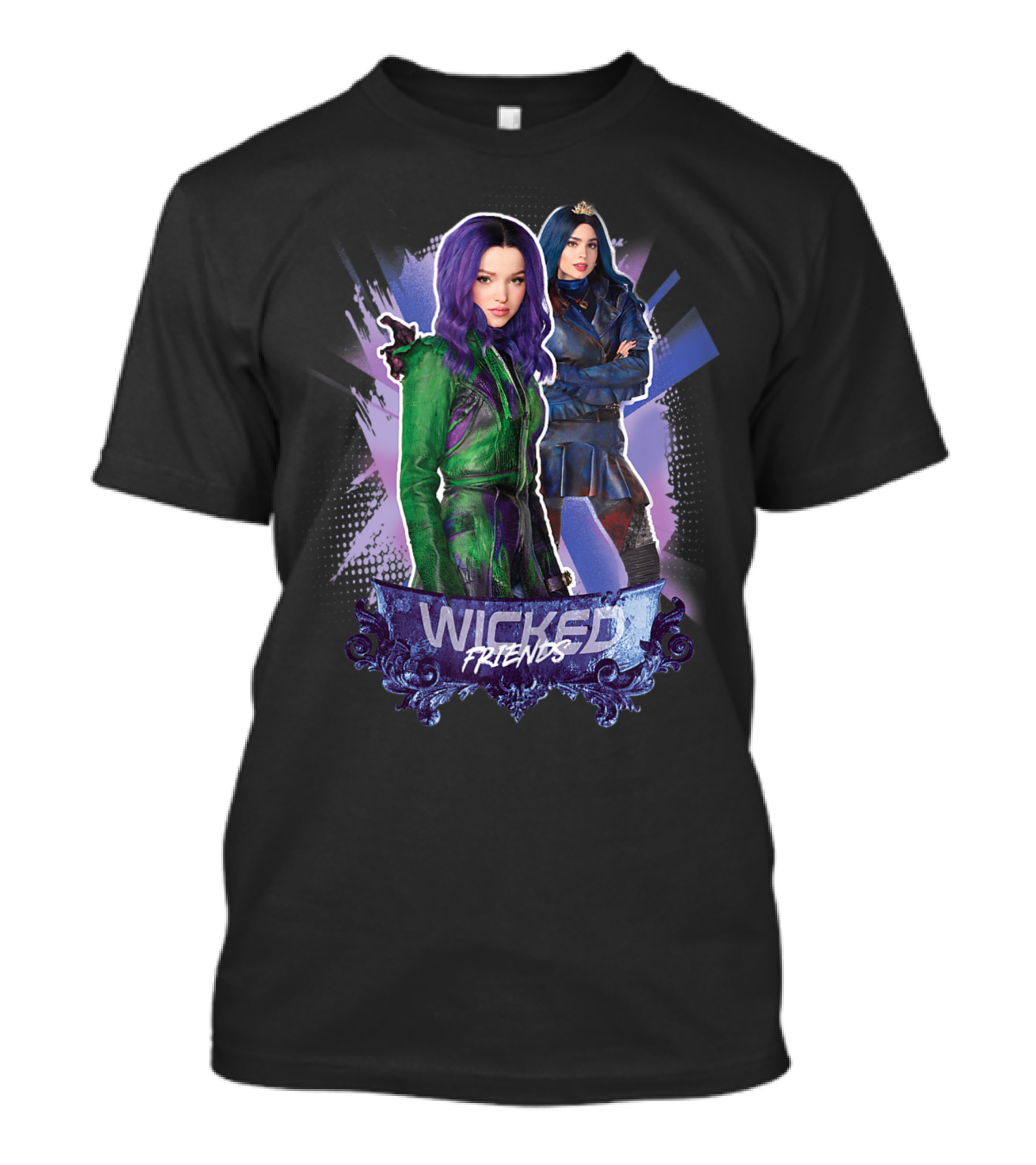 Disney Descendants 3 Mal And Evie Wicked Friends Duo T-Shirt