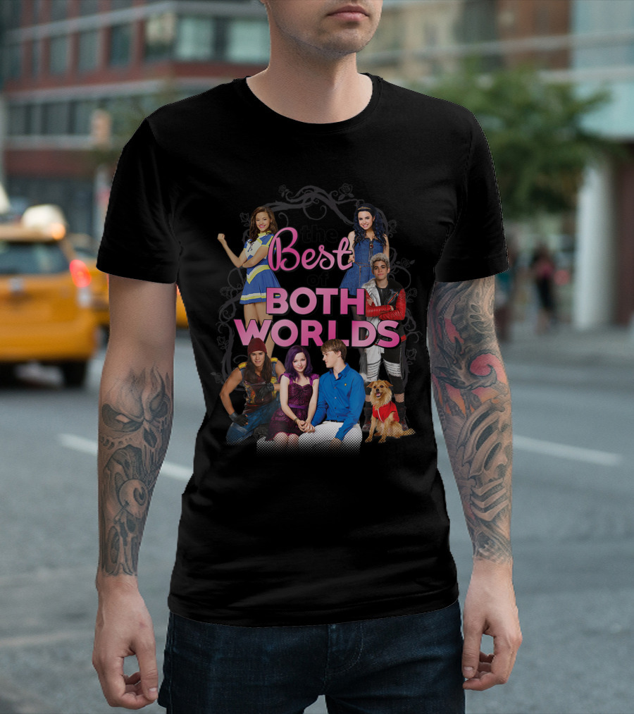 The Best Of Both Worlds Disney Descendants Characters Kids Fashion T-Shirt