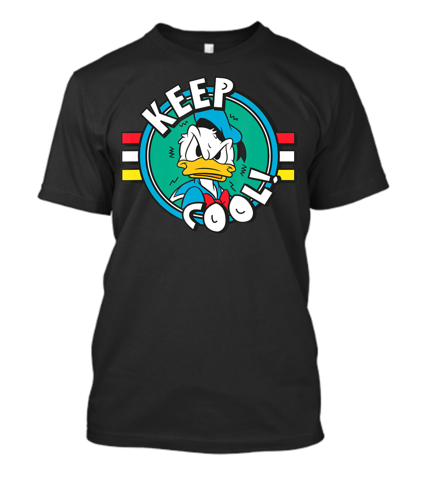 Disney Donald Duck Keep Cool Retro Circle T-Shirt