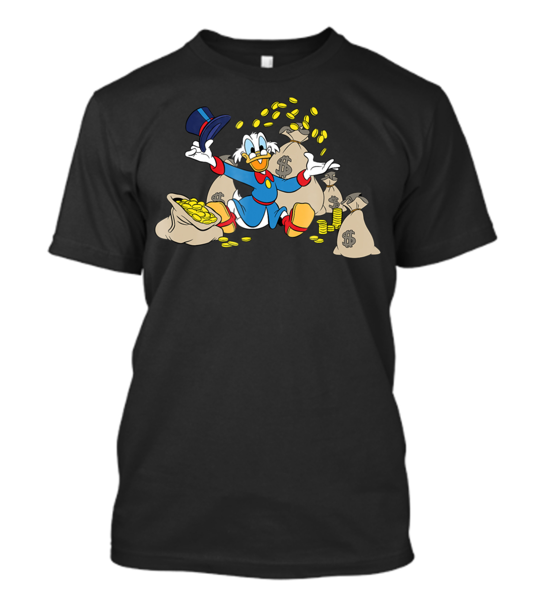 Disney DuckTales Scrooge McDuck Gold Coins Wealth T-Shirt