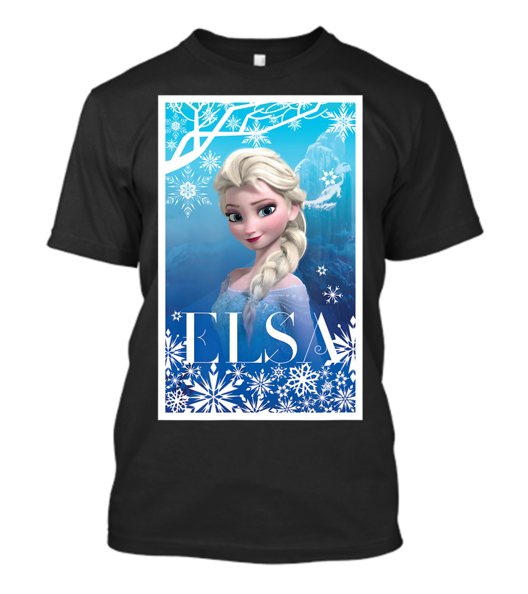Disney Frozen Elsa Snowflakes Ice Castle T-Shirt