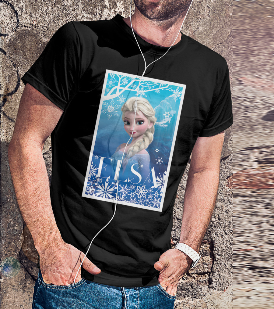 Disney Frozen Elsa Snowflakes Ice Castle T-Shirt