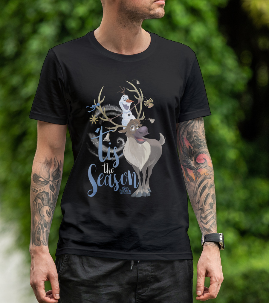 Tis The Season Olaf's Frozen Adventure Disney Frozen Olaf Sven T-Shirt