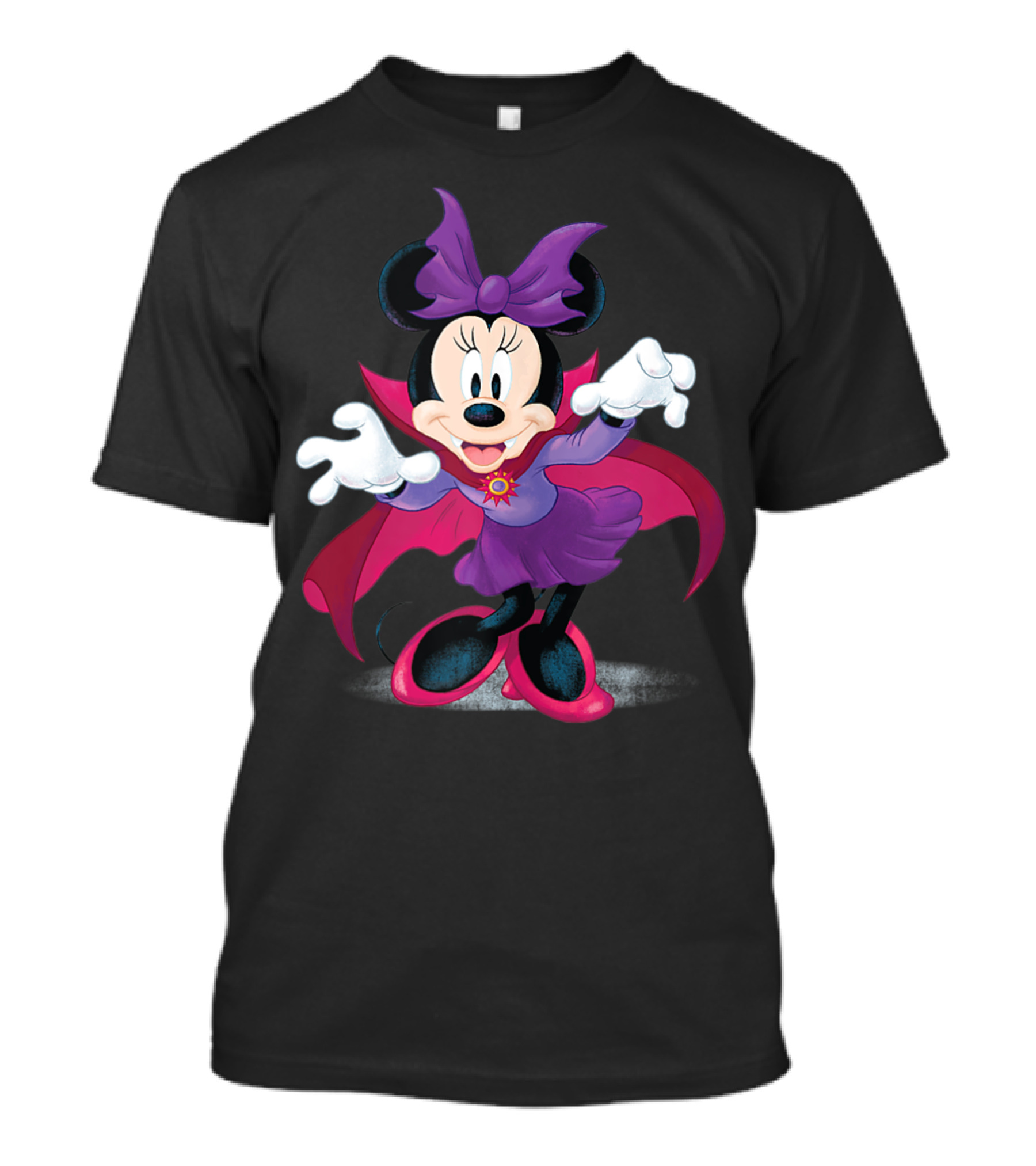 Disney Halloween Minnie Mouse In Vampire Costume T-Shirt