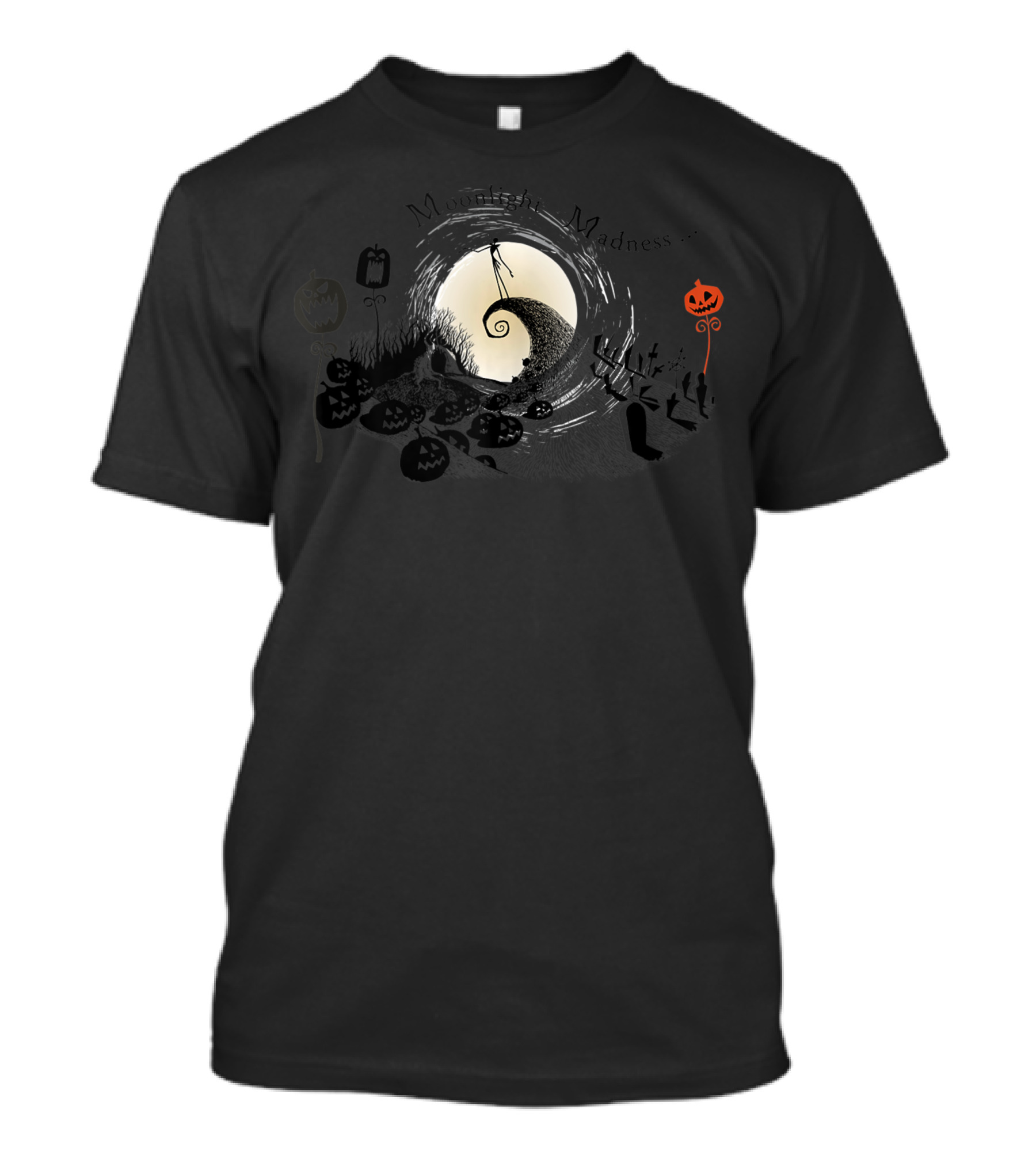 Moonlight Madness Disney Halloween Nightmare Before Christmas T-Shirt