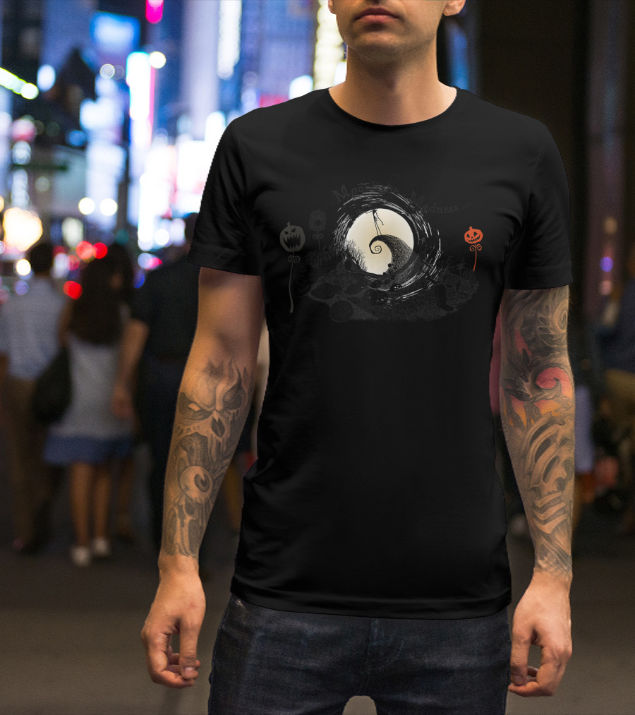 Moonlight Madness Disney Halloween Nightmare Before Christmas T-Shirt