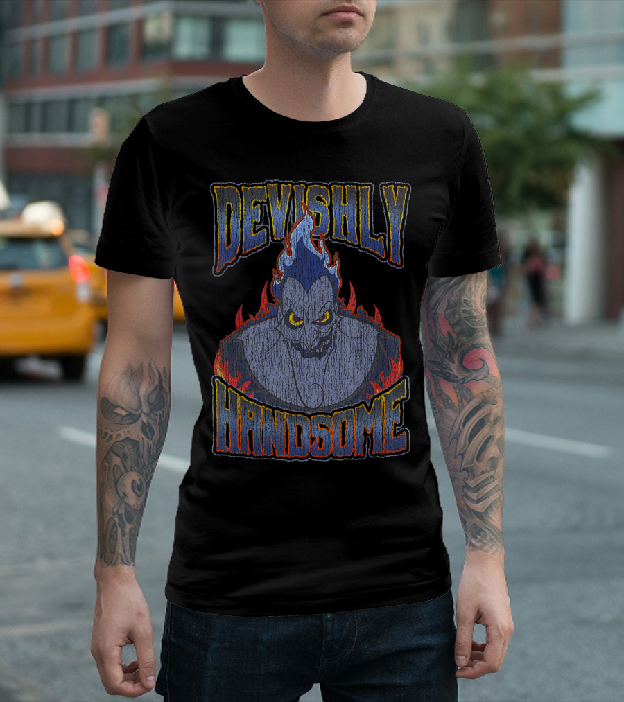 Disney Hercules Distressed Hades Devilishly Handsome T-Shirt
